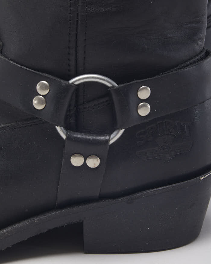 Vintage Spirit Heeled Biker Boots - UK 13