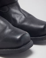 Vintage Spirit Heeled Biker Boots - UK 13