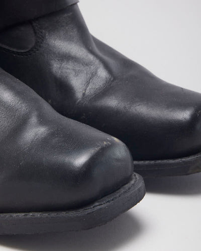 Vintage Spirit Heeled Biker Boots - UK 13