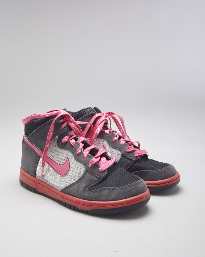 Vintage Women's Nike Dunk High Premium Glitter - UK 4.5
