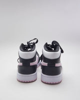 Jordan 1 Mid White Black Arctic Pink Trainers - UK 8