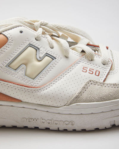 New Balance 550 Au Lait Cream Brown Trainers - UK 7.5