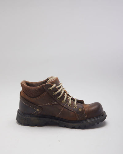 Vintage CAT Leather Ankle Boots - UK 5.5