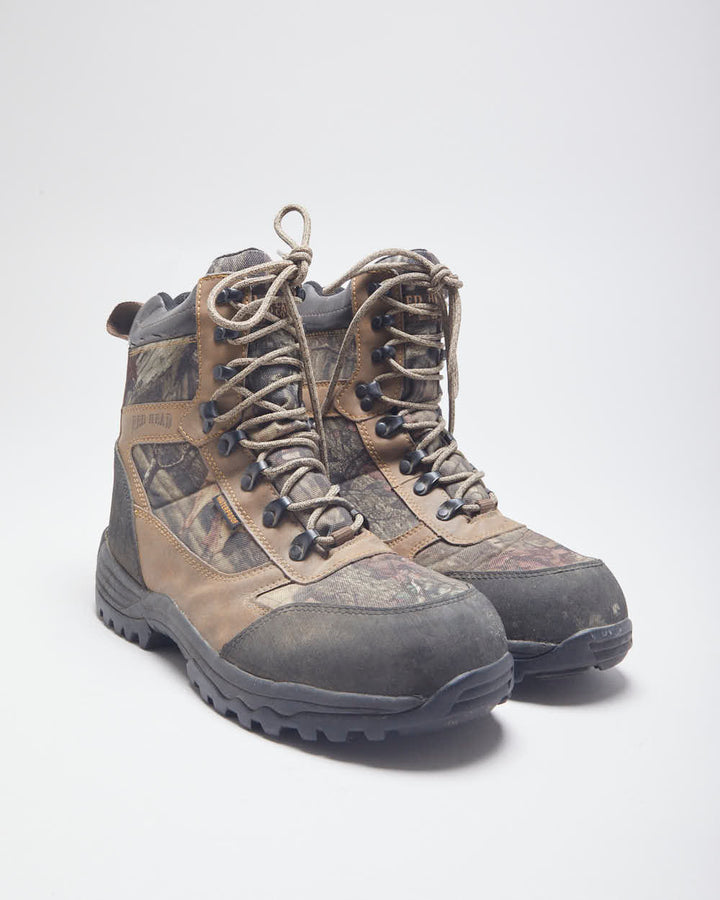 Vintage Red Head Co. Real Tree Camo Boots - UK 8.5