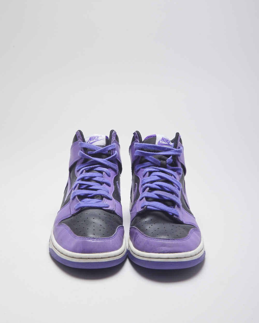 Nike Dunk High Purple &amp; Black Trainers - UK 9