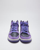 Nike Dunk High Purple &amp; Black Trainers - UK 9