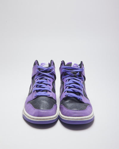 Nike Dunk High Purple & Black Trainers - UK 9