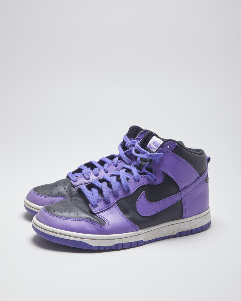 Nike Dunk High Purple &amp; Black Trainers - UK 9