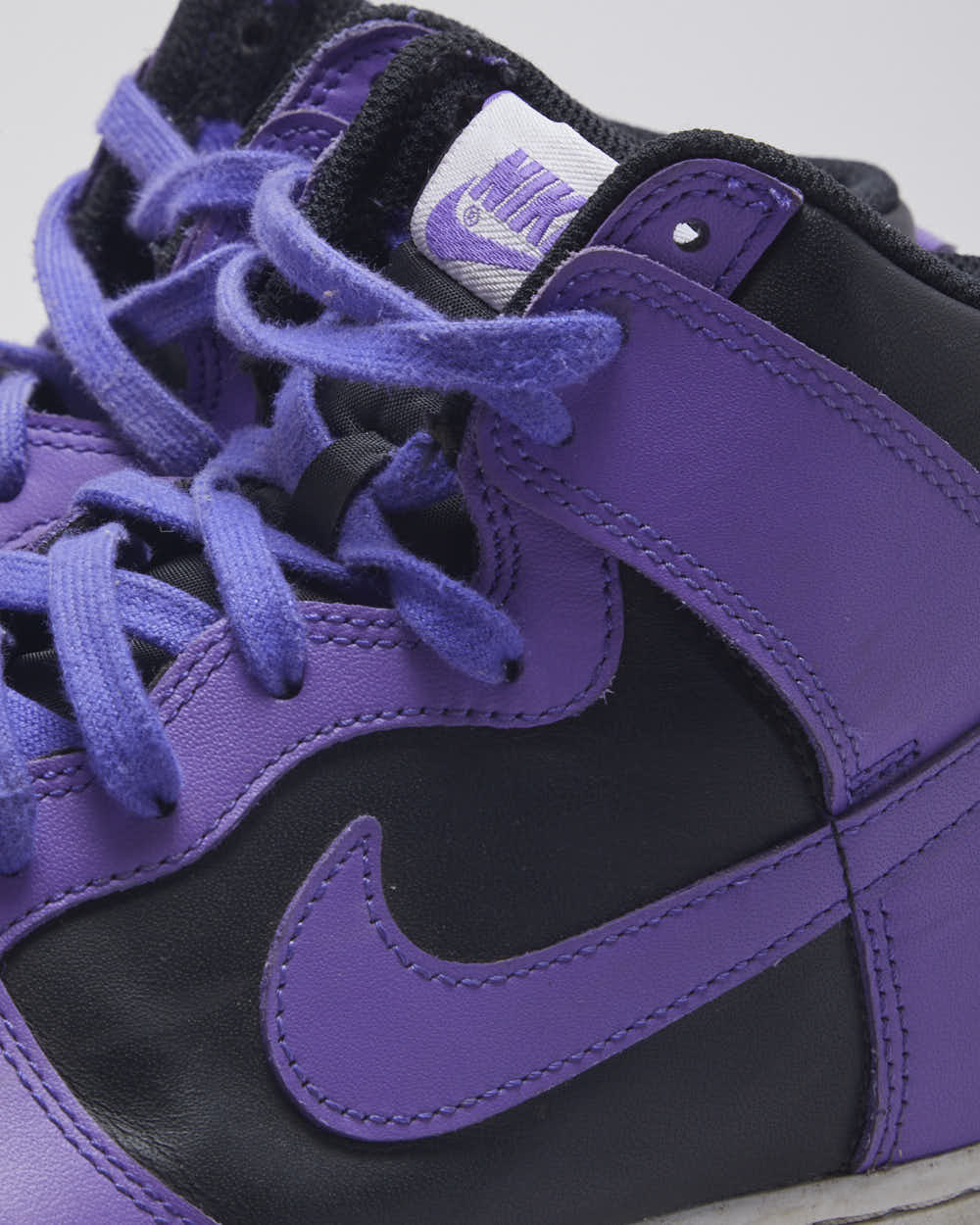 Nike Dunk High Purple &amp; Black Trainers - UK 9