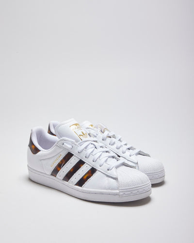 Adidas Superstar Shell Toe Tortoise Shell Trainers - UK 7.5