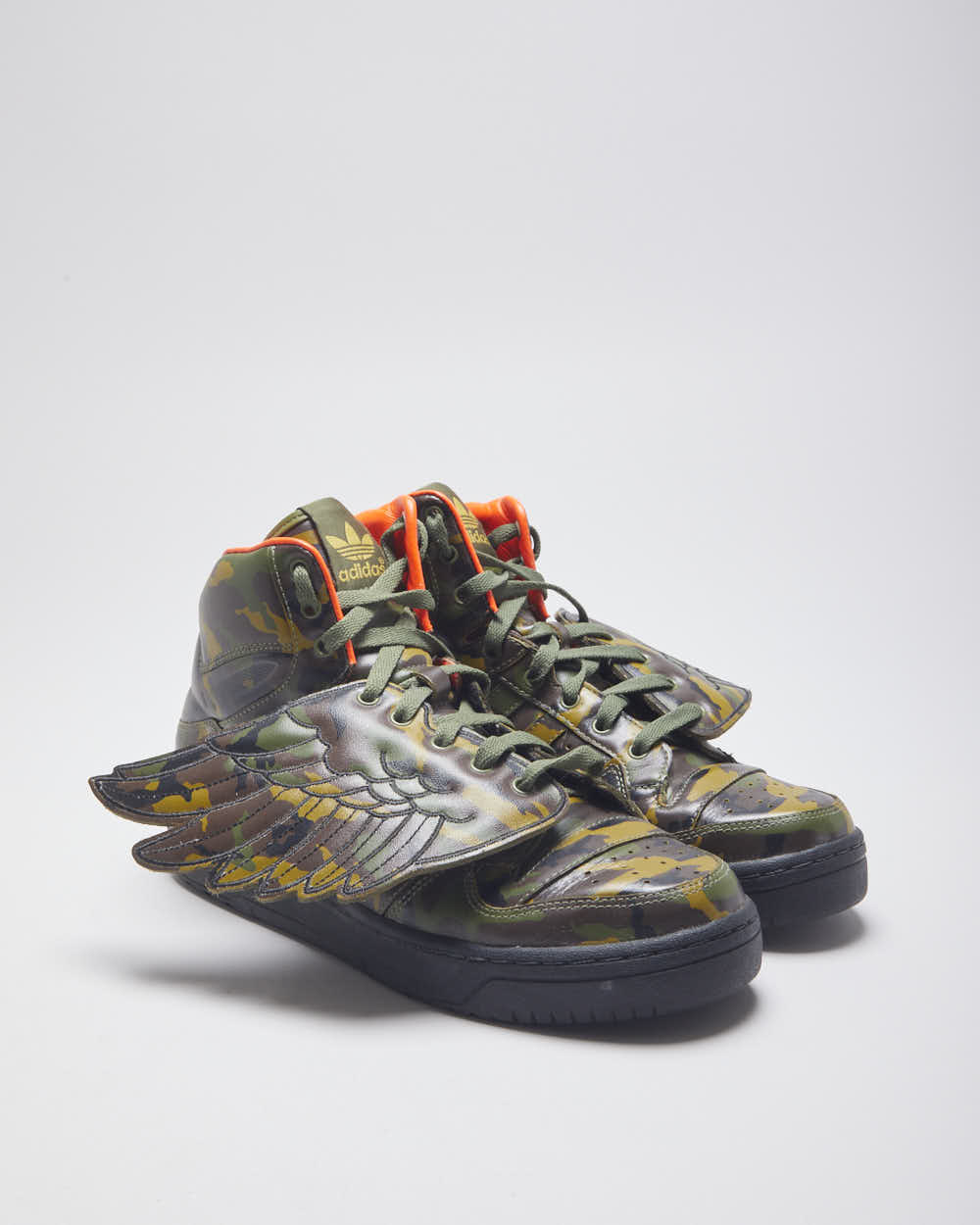 Vintage Adidas Originals x Jeremy Scott High Top Winged Trainers - UK 9