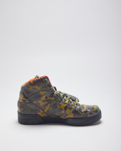 Vintage Adidas Originals x Jeremy Scott High Top Winged Trainers - UK 9