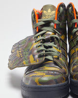 Vintage Adidas Originals x Jeremy Scott High Top Winged Trainers - UK 9