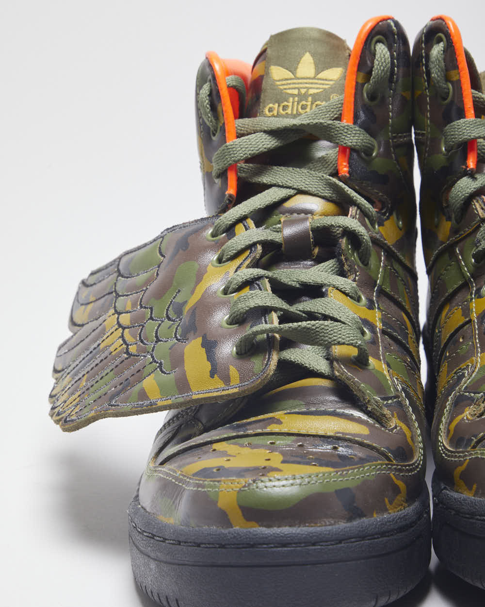 Vintage Adidas Originals x Jeremy Scott High Top Winged Trainers - UK 9