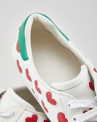 Gucci Ace Valentines Hearts Trainers - UK7.5