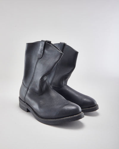Red Wing Black Boots - UK12