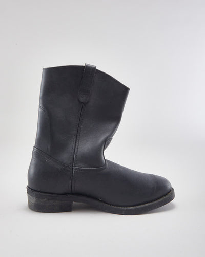 Red Wing Black Boots - UK12