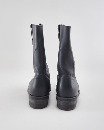 Red Wing Black Boots - UK12