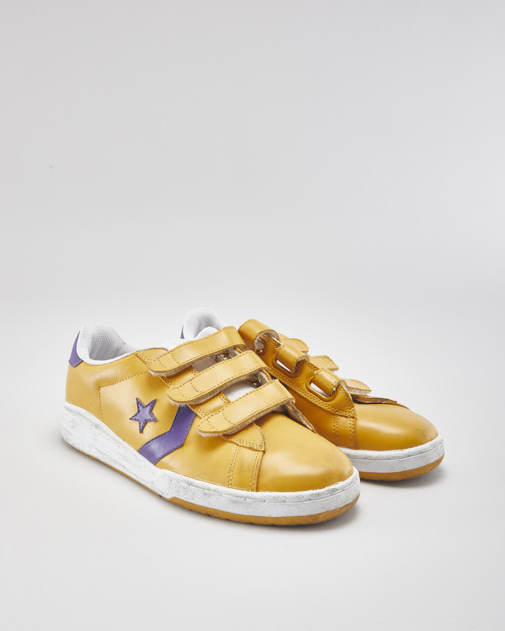 Converse Yellow Velcro Trainers - UK8
