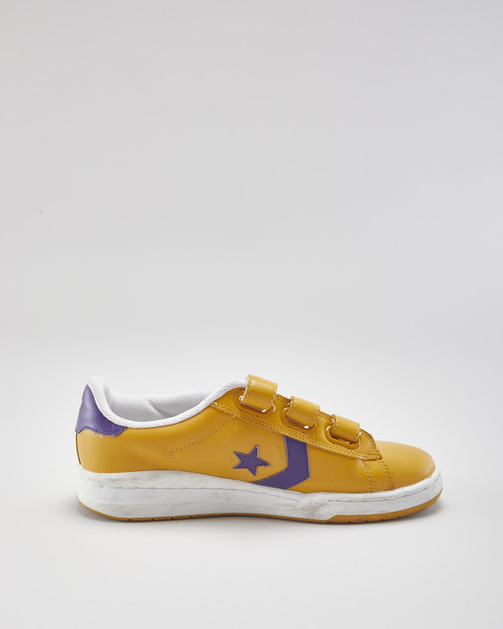 Converse Yellow Velcro Trainers - UK8