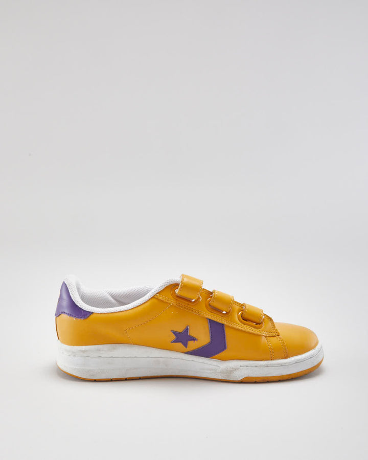 Converse Yellow Velcro Trainers - UK8