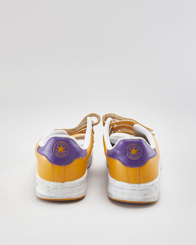 Converse Yellow Velcro Trainers - UK8