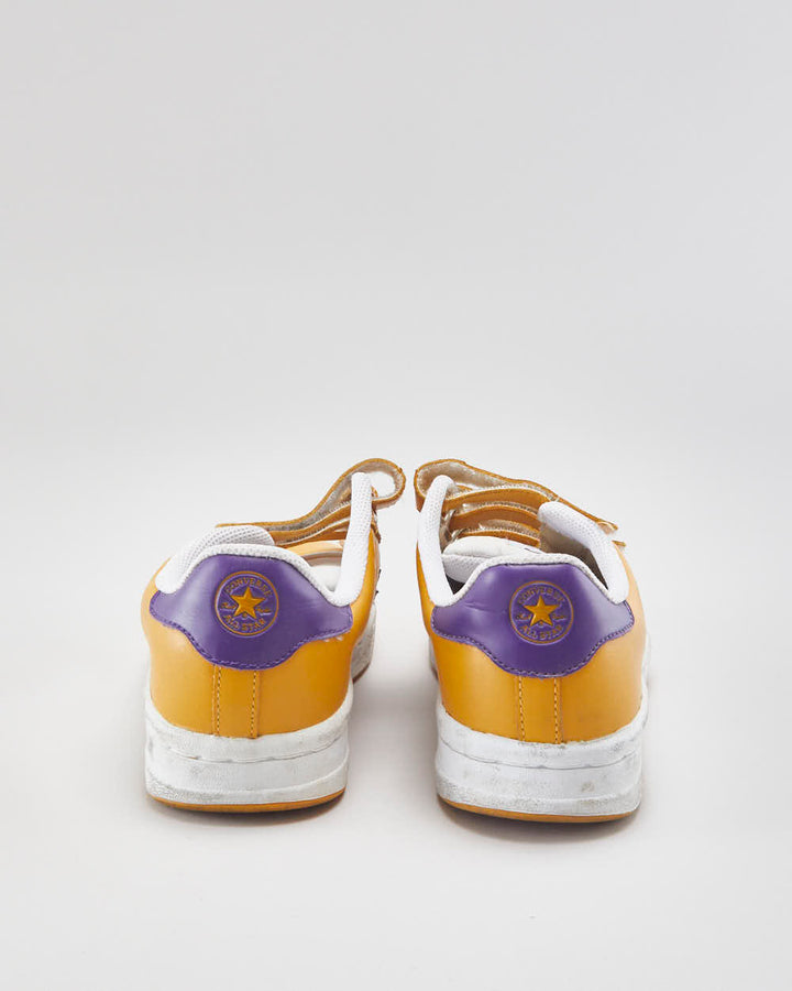 Converse Yellow Velcro Trainers - UK8