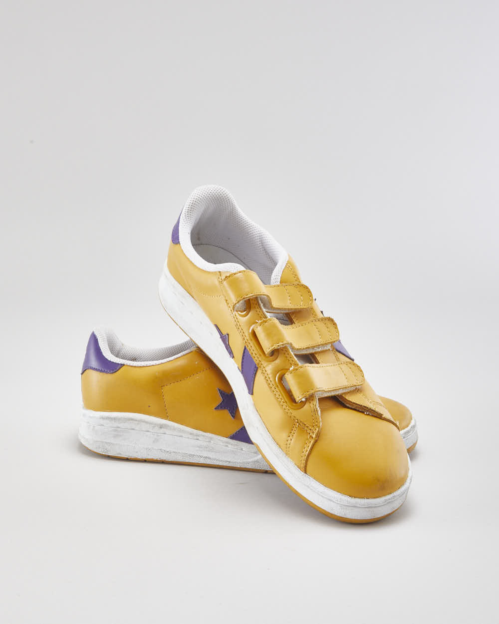 Converse Yellow Velcro Trainers - UK8