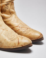 Vintage Leather Cowboy Boots - UK 12