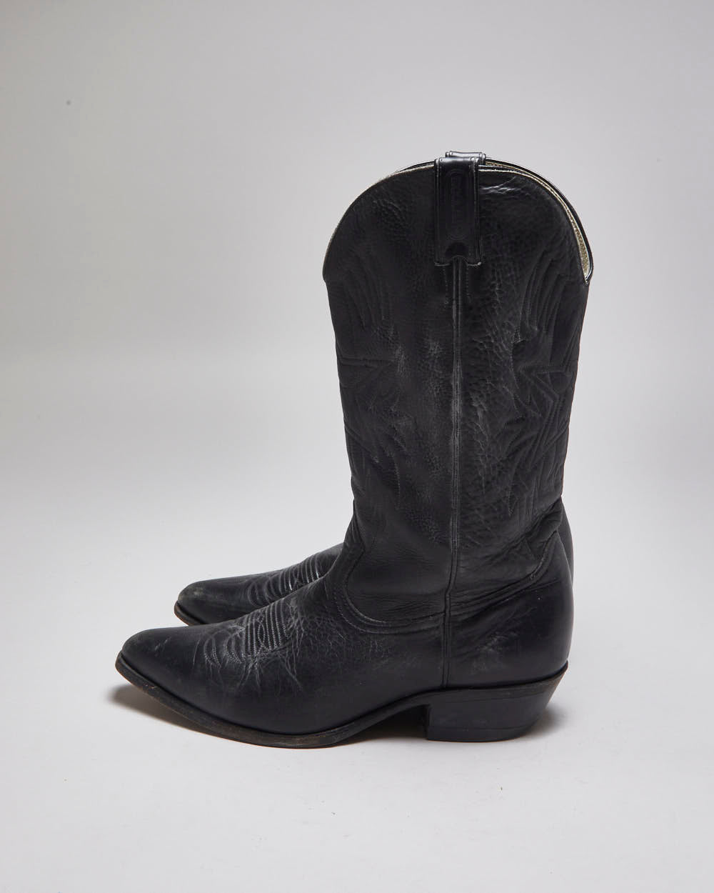 Vintage Leather Cowboy Boots - UK 10.5