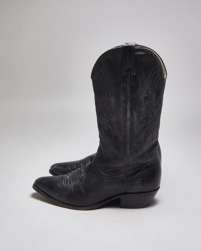 Vintage Leather Cowboy Boots - UK 10.5