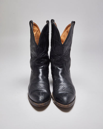 Vintage Leather Cowboy Boots - UK 10