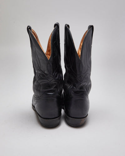 Vintage Leather Cowboy Boots - UK 10