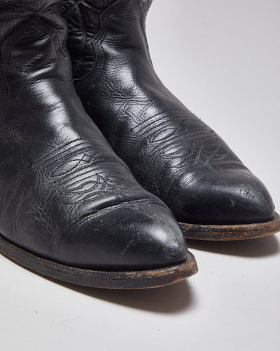 Vintage Leather Cowboy Boots - UK 10