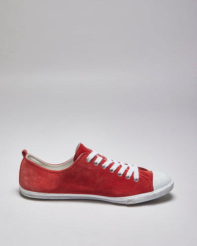 Prada Red Trainers - UK 12