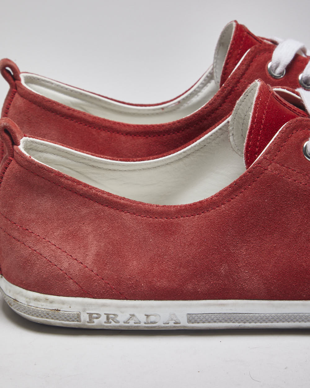 Prada Red Trainers - UK 12