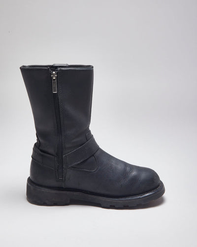 Harley Davidson Black Biker Boots - UK7.5