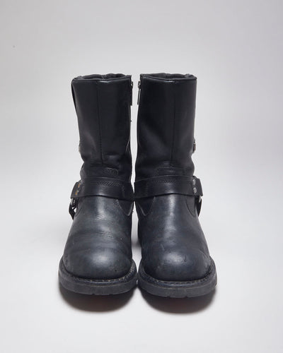 Harley Davidson Black Biker Boots - UK7.5