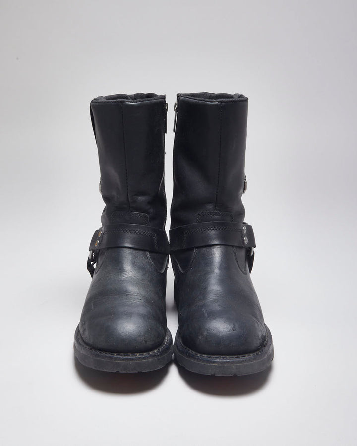 Harley Davidson Black Biker Boots - UK7.5