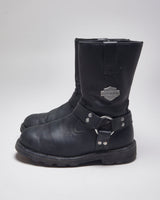 Harley Davidson Black Biker Boots - UK7.5