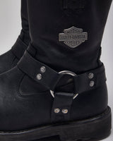 Harley Davidson Black Biker Boots - UK7.5