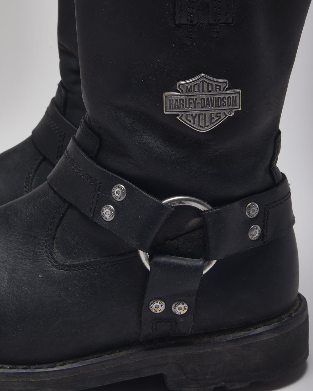 Harley Davidson Black Biker Boots - UK7.5