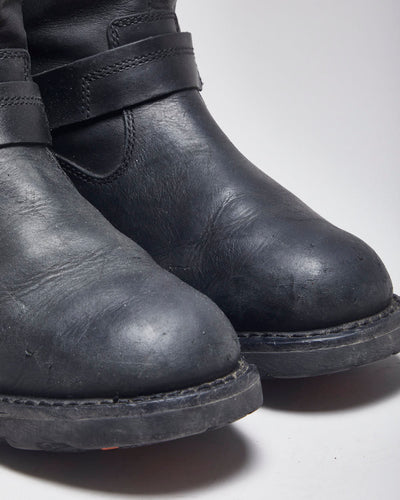 Harley Davidson Black Biker Boots - UK7.5