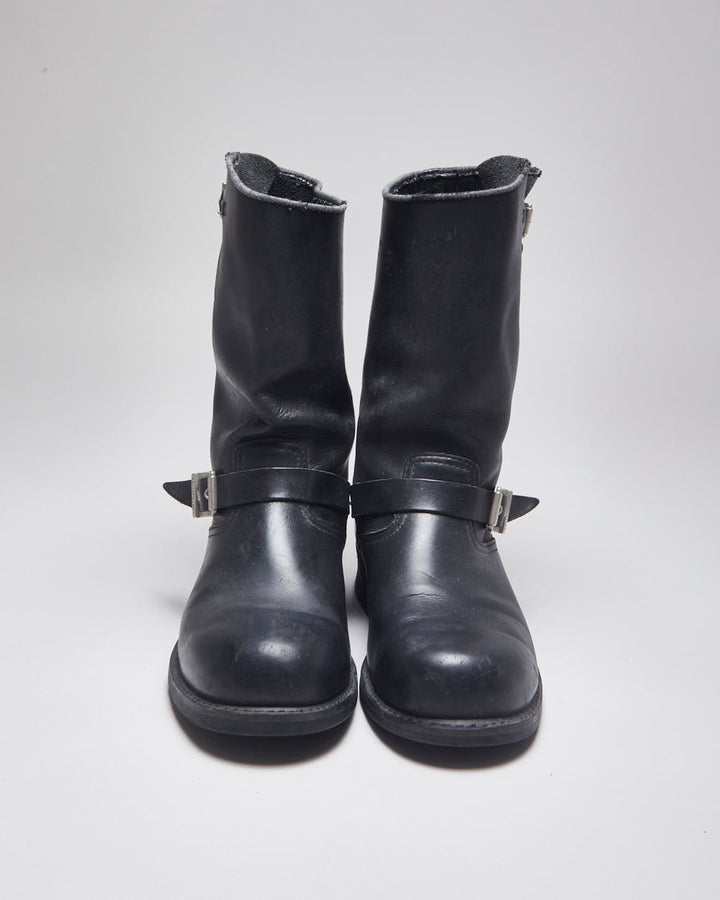 Caterpillar Black Leather Boots - UK10