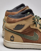 Vintage 2008 Air Jordan 1 Mid Armed Forces Trainers - UK 11