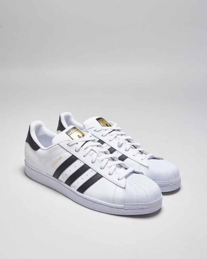 Adidas Shell Toe Superstar White Black Trainers UK