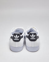 Adidas Shell Toe Superstar White &amp; Black Trainers - UK 12.5