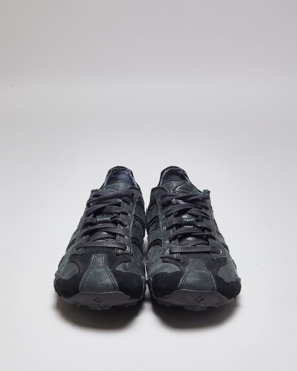 Vintage Y2K Diesel Leather Trainers - UK 7.5