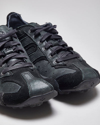 Vintage Y2K Diesel Leather Trainers - UK 7.5