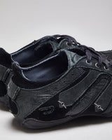 Vintage Y2K Diesel Leather Trainers - UK 7.5